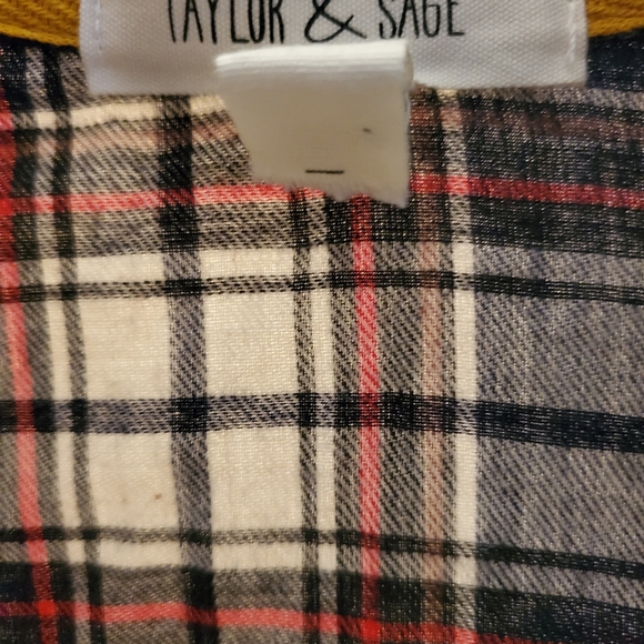 Taylor&Sage 1X Flannel Shirt - Picture 8 of 11